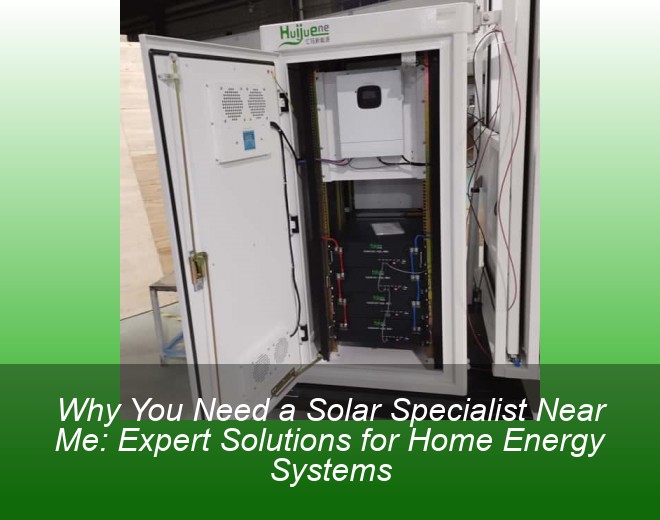 Why You Need a Solar Specialist Near Me: Expert Solutions for Home Energy Systems